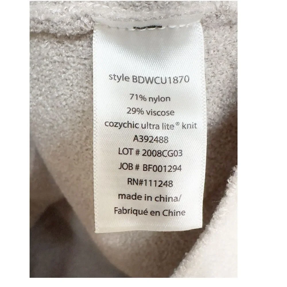 Barefoot Dreams Cozy Chic Ultra Light Sweater Ocean Reef Pullover Size Medium